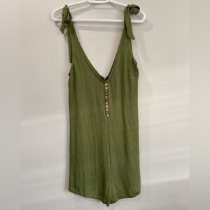 Zaful Green Romper  